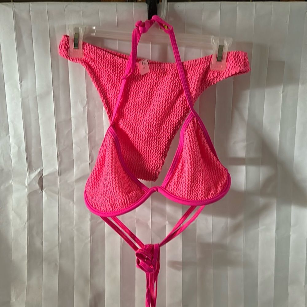 Pink Bikini Women's/Juniors Size Small 2 Piece Swimsuit Unbranded Beachwear
